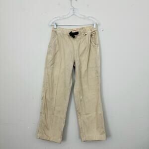 Gramicci Straight Leg Khaki Pants With Adjustable Waistband Men’s Size S